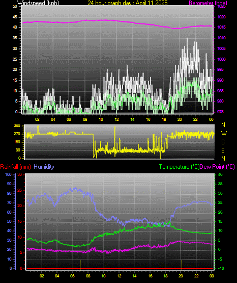 24 Hour Graph for Day 11