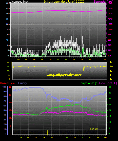 24 Hour Graph for Day 12