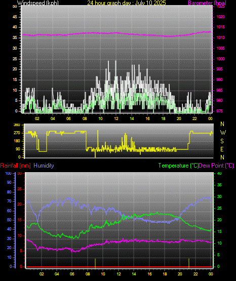 24 Hour Graph for Day 10