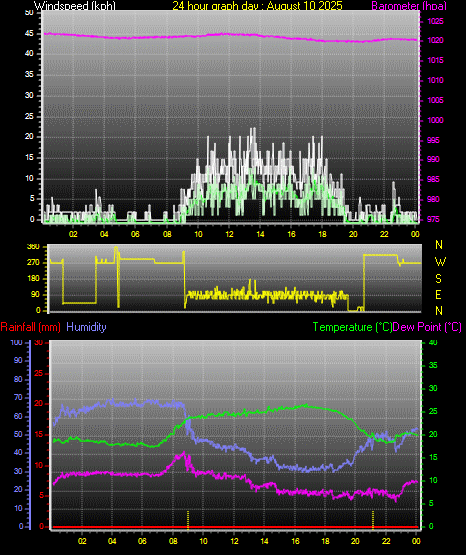 24 Hour Graph for Day 10