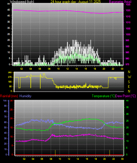 24 Hour Graph for Day 11