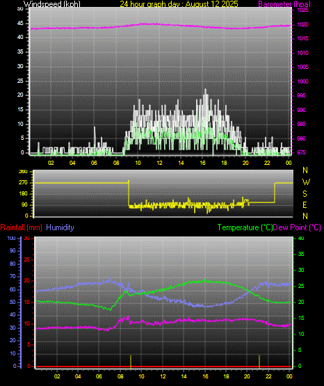 24 Hour Graph for Day 12