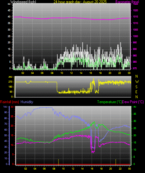 24 Hour Graph for Day 20