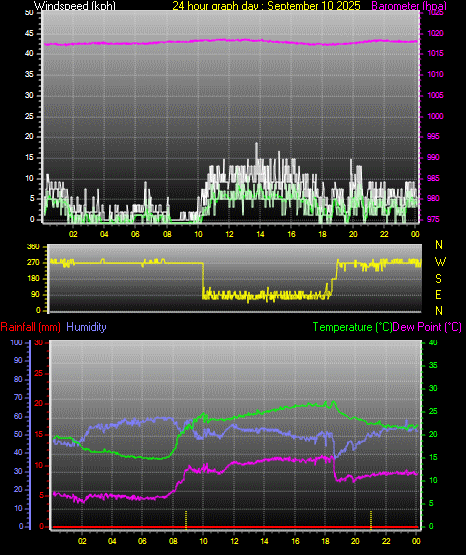 24 Hour Graph for Day 10