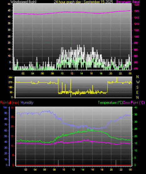 24 Hour Graph for Day 15