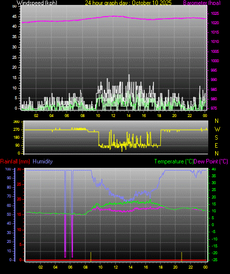 24 Hour Graph for Day 10
