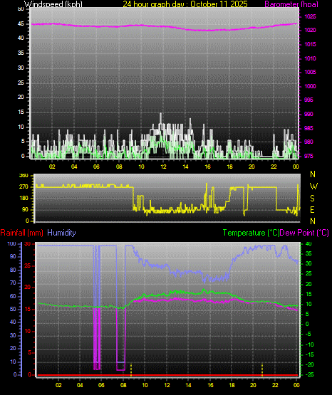 24 Hour Graph for Day 11