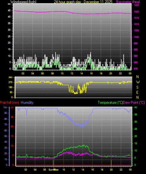 24 Hour Graph for Day 11