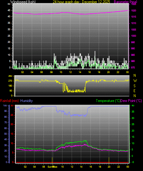 24 Hour Graph for Day 12