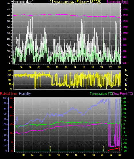 24 Hour Graph for Day 19