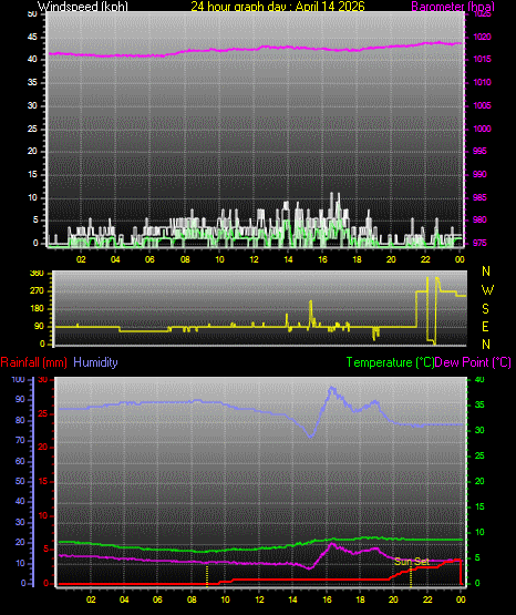 24 Hour Graph for Day 14