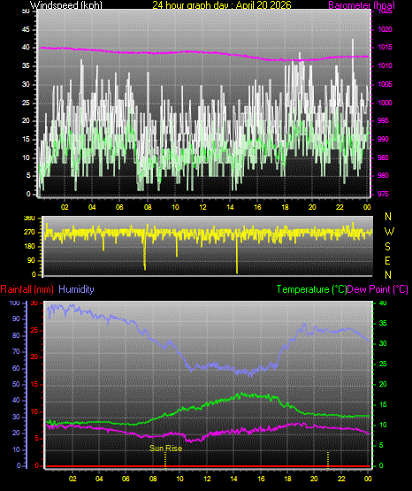 24 Hour Graph for Day 20