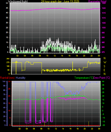 24 Hour Graph for Day 19